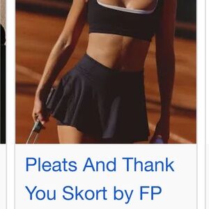 FP Movement by Free People Black Skort